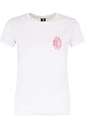 AC Milan Monochrome T-Shirt, Blanco, L, Mujer