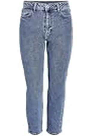 Noisy May Mujer Vaqueros Tobilleros Slim Fit Pantalones Vaqueros de Talle Alto NMMONI, Color: , Talla:27W / 32L, Largo de la Pierna:L32