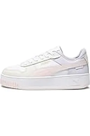 PUMA Carina Street, Sneakers Mujer, White Frosty Pink Alpine Snow, 38 EU