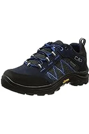 CMP Kids Thiamat Low 2.0 Trekking Shoe Wp, Zapatillas para Caminar, Unisex niños, Black Blue, 38 EU