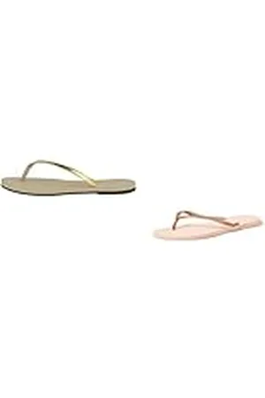 Havaianas You Metallic, Sandalias para Mujer, Dorado (Sand Grey/Light Golden), 39/40 EU Slim, Chanclas Mujer, Ballet Rose, 39/40 EU