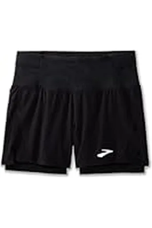 Brooks 211495001 High Point 5" 2-in-1 Short 2.0 Shorts Hombre Black Tamaño 40