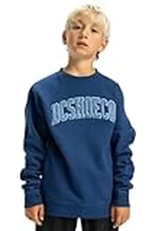 DC Varsity Crew - Jersey Polar para niño, Color Azul 8/XS