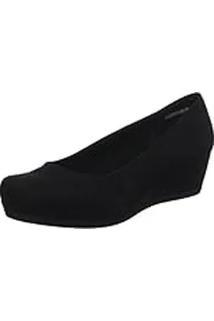 QS by s.Oliver Casual, Sandalias con Plataforma Mujer, Negro-Schwarz (Black 1), 37