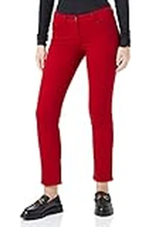Gerry Weber Edition Best4me Slimfit Jeans, Salsa roja, 40 para Mujer