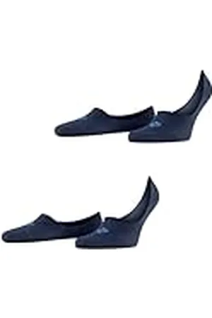 Burlington Everyday 2-Pack M IN algodón invisibles unicolor 2 pares, Calcetines pinkies Hombre, Azul (Marine 6120), 41/42 EU