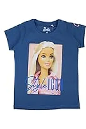 Disney Camiseta de Manga Corta niña Barbie T-Shirt, , 10 años Unisex Kids