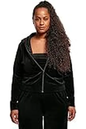 Urban classics Capucha Corta Mujer Cremallera Aterciopelada Mujer Capucha con Cremallera S
