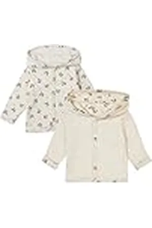 Noppies Baby U Cardigan Niederau Rev Chaquetas de Punto, RAS1202 Oatmeal-P611, 68 cm Unisex bebé