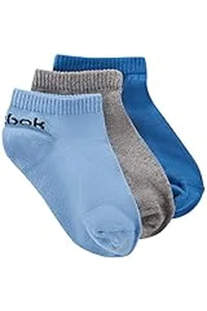 Reebok Kids Inside Socks 3X2 Calcetines, Niños, Blanco, L