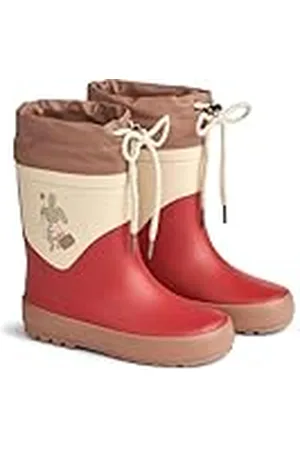 WHEAT Botas de Goma térmicas para niños, Monocolor, Tallas Junior, Unisex, 100% Caucho Natural, Zapatos para Lluvia, , 23 EU