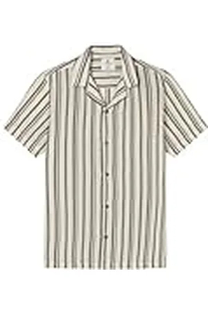 Springfield Camisa Reconsider Viscosa A Rayas Rustica, , M para Hombre