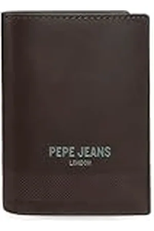 Pepe Jeans Deep Cartera Vertical con Monedero 8,5x11,5x1 cms Piel by Joumma Bags
