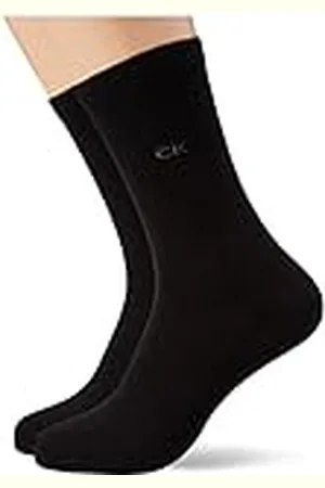 Calvin Klein Sock 2 Pack, Negro , Talla única (Pack de 2) para Mujer