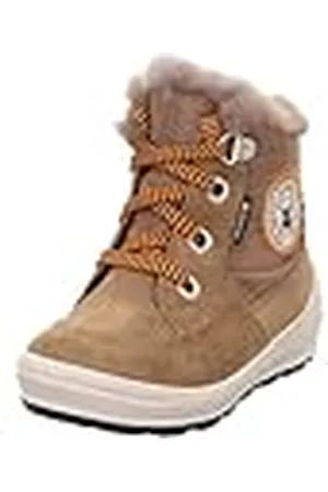 Superfit Groovy 2.0 Gore-Tex, Botas para Nieve, Braun/Orange 3000, 20 EU Ancho