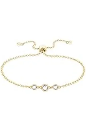 Tamaris Pulsera TJ-0607-B-22 Plata 925 IP Oro, 22 cm, Plata, Circonita cúbica