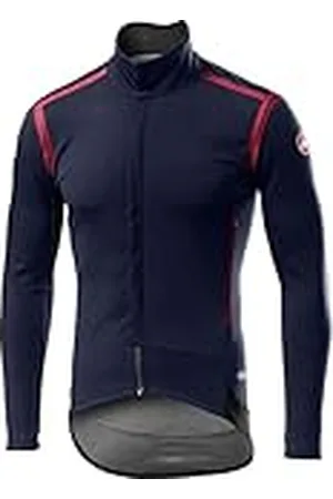 Castelli Perfetto RoS Chaqueta de manga larga para hombre, resistente al viento, resistente al agua, transpirable, Gabba, Road & Gravel Biking I Cycling - Savile Blue - XXL