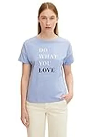 TOM TAILOR Señoras Camiseta con texto en inglés 1034509, , M