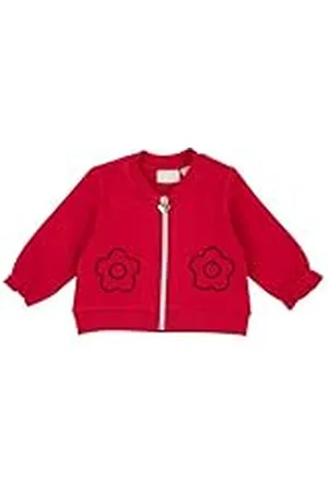 chicco Felpa con zip, Bebé-Niñas, Rosso, 12M, Diseñado en Italia