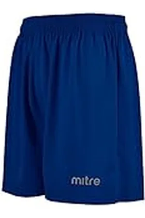 Mitre Metric II Pantalones cortos de entrenamiento de fútbol juveniles, ropa deportiva, pantalones cortos de gimnasio transpirables, talla S juvenil, azul marino