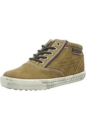 QS by s.Oliver 46240, Zapatillas Altas Niñas, Marrón (Cognac Antic 338), 33 EU