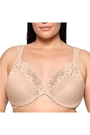 Glamorise Wonderwire Coton Clip Frontal Armature #1241 Plunge Bra, Opaco, , 115C para Mujer