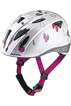 Alpina Unisex - Niños, XIMO Casco de Bicicleta, White Hearts Gloss, 49-54 cm