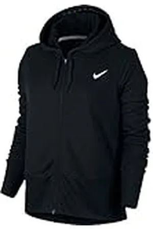 Nike W Nk Dry FZ Chaqueta, Mujer, Negro (Negro/Blanco), XL