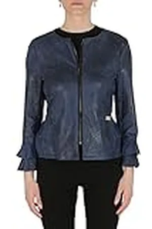 19V69 Italia Flor Navy Blue Chaqueta para Mujer, , XL