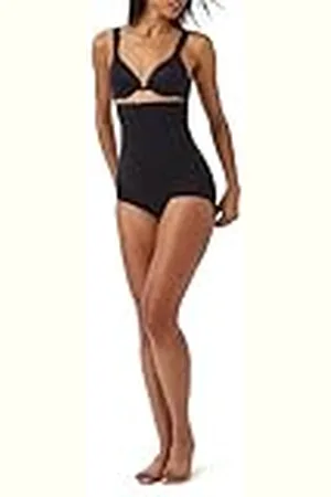 Spanx Shapewear for Mujer Tummy Control High-Waisted Power Panties (Regular and Plus Size), Very Black, M