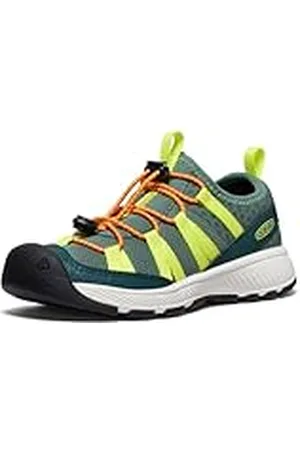 Keen Motozoa Sneaker, Zapatillas Unisex niños, Verde (Sea Moss/Scarlet Ibis), 29 EU