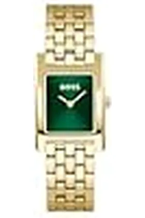 HUGO BOSS Reloj De Movimiento De Cuarzo De Dos Manecillas para Mujer Colección Lucy con Correa de Acero Inoxidable de Color Dorado - 1502785