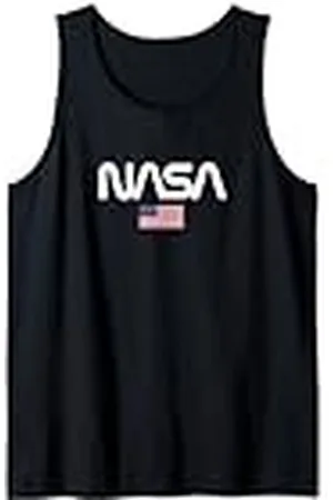 Nasa Worm Logo Camiseta para Hombre Camiseta sin Mangas