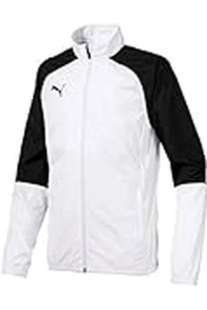 PUMA Cup Sideline Woven Jacket Core, Unisex niños, White Black, 116
