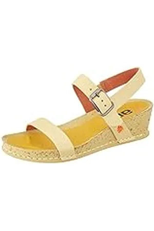 Art 1940 I Imagine, Sandalias con Cuña, Mujer, Amarillo (Wheat), 36 EU