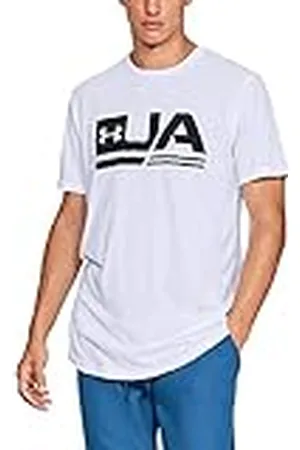 Under Armour UA Sportstyle SS Drop Hem Camisa Manga Corta, Hombre, Blanco, XL