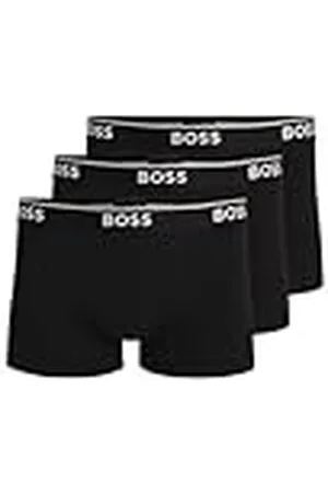 HUGO BOSS Trunk 3p Co/El, Boxers a Pantalones Cortos para Hombre, (Black1), XL