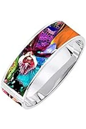 Christian Lacroix X16274S - Pulsera de latón y Metal Plateado y Motivos para Mujer, Talla pequeña