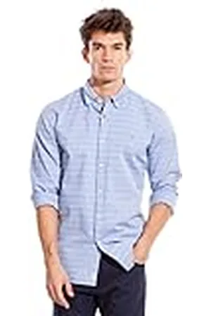 Springfield SPRINGFILED Bañador estampado hojas, Bañador Hombre, blue, M
