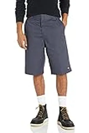 Dickies 13 Inch Loose Fit Multi-Pocket Work Short Pantalones Cortos de utilidades de Trabajo, Gris Grafito V1, 34 para Hombre