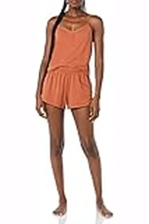 Amazon Conjunto de Pijama Corto de Punto Mujer, , XXL