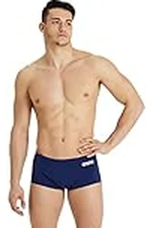 Arena Solid Team Bañador para Hombre, Piscina, Bañador de Secado Rápido, Bañador en Tejido MaxLife Eco, Resistencia al Cloro y Protección UV UPF 50+
