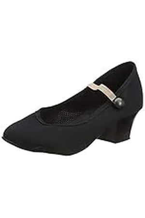 Freed Of London NCCH2, Zapatillas de Baile Niñas, Black, 17.5 EU