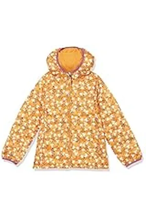 Amazon Chaqueta Acolchada con Capucha, Plegable, Ligera y Resistente a la Lluvia Niña, , 10 años