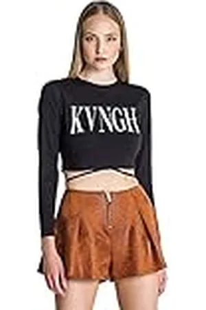 Gianni Kavanagh Lucifer Long Sleeve tee Camiseta, L Womens