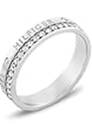 Tommy Hilfiger Jewelry Anillo para Mujer en Acero Inoxidable con Cristales - 2780910B