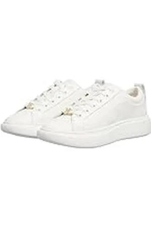 HUGO BOSS Amber_Tenn_ltll, Zapatillas Mujer, White, 42 EU