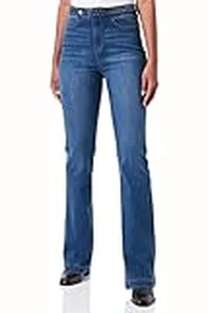 Morgan Détails Tresse Ceinture 222-pkely Jeans, , 38 para Mujer