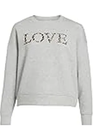 VILA Sweat Visiffi Love L/S Sudader/LC, , M para Mujer