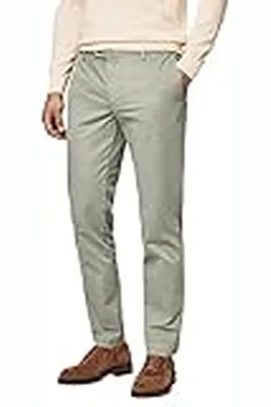 Hackett Core Kensington Pantalones, Verde Polvoriento, 33W/30L para Hombre